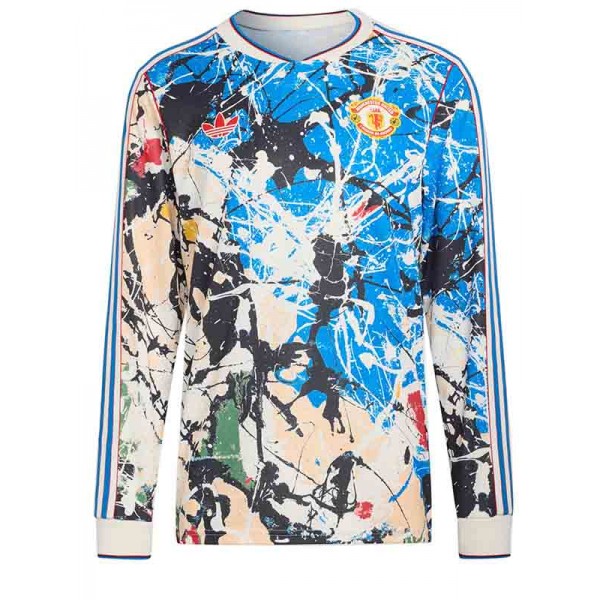 Manchester united special blue long sleeve jersey 2025-2026
